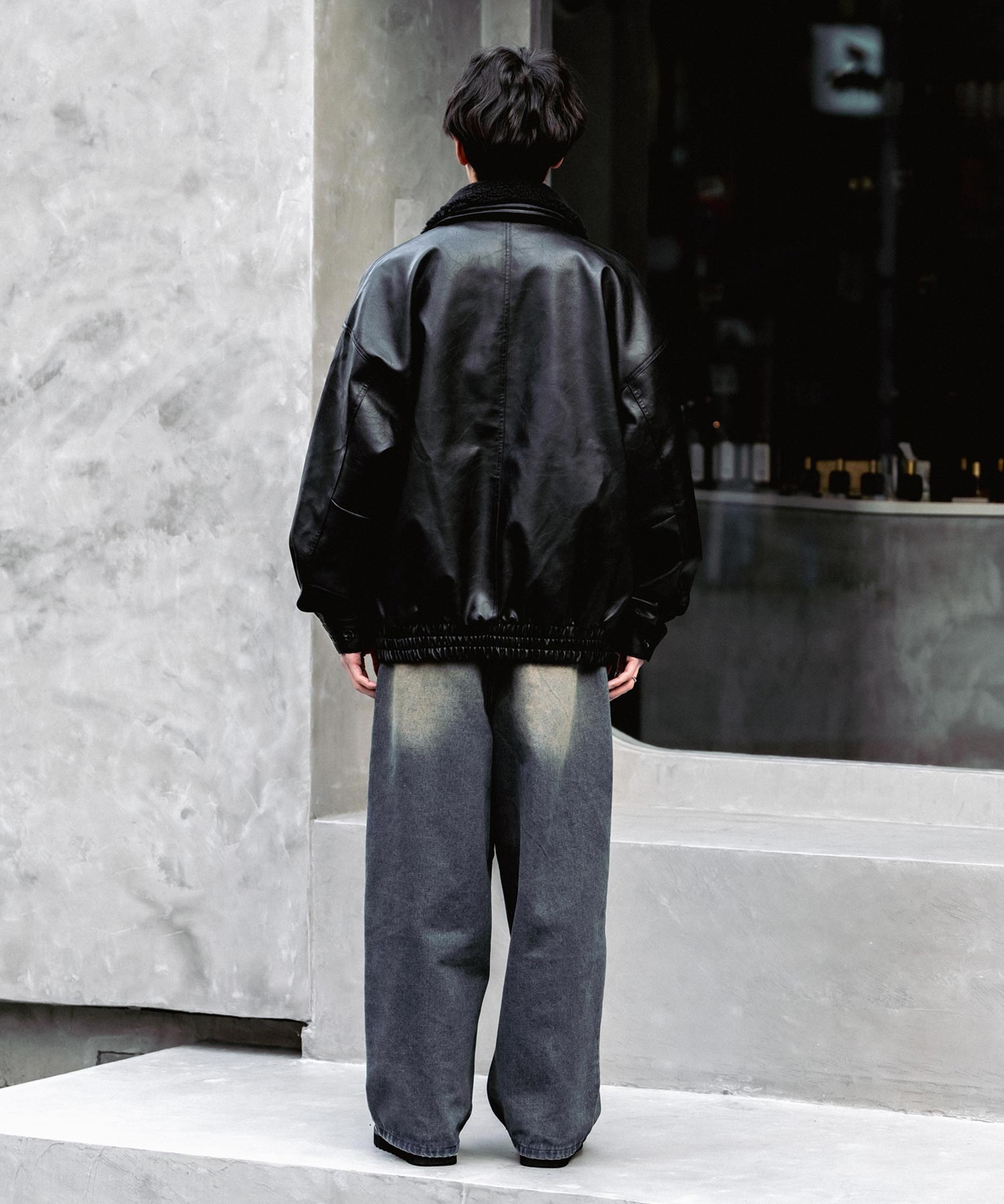 オーバーサイズPUレザー G-1型フライトブルゾン 13760 – Rocky Monroe