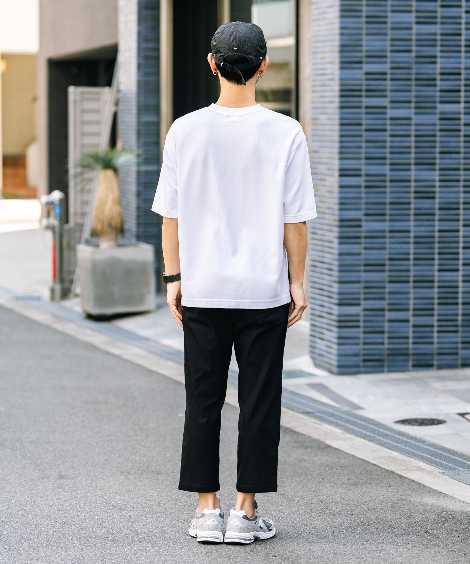 接触冷感 多機能ストレッチクロップドイージーパンツ