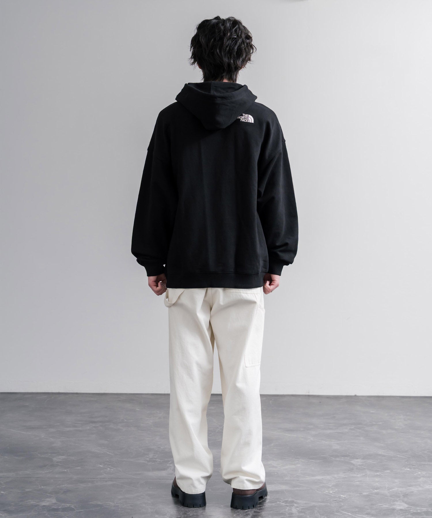 日本未展開モデル THE NORTH FACE ザ・ノースフェイス WHITE LABEL ホワイトレーベル BERKELEY HOODIE 裏毛アニマルプリントパーカー/フーディー 16610