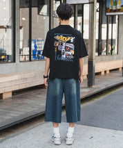 ddp別注コラボ オーバーサイズバックプリント半袖Tシャツ 15689