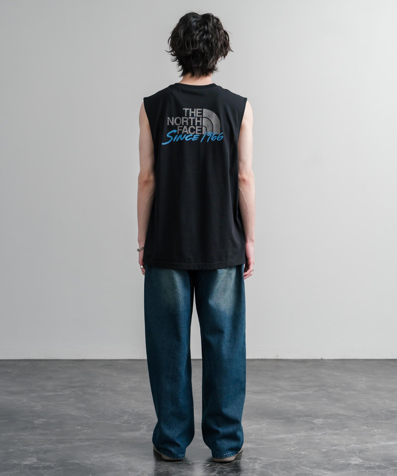 THE NORTH FACE M’S BASK SLEEVELESS 接触冷感バックグラフィックプリントノースリーブ 16022