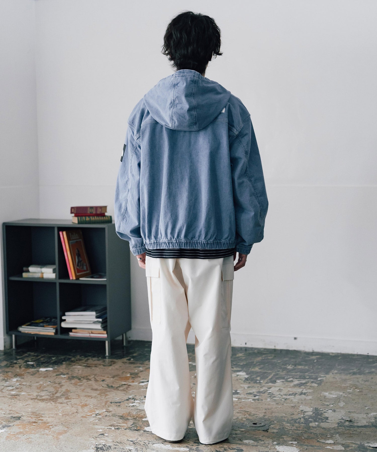 日本未展開モデル THE NORTH FACE WHITE LABEL ホワイトレーベル ザ・ノースフェイス BRIS DENIM JACKET デニムパーカー/デニムジャケット 16380