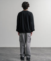 日本未展開モデル THE NORTH FACE ザ・ノースフェイス WHITE LABEL ホワイトレーベル TNF GO-TO SWEATSHIRTS ワンポイントロゴ刺繍クルーネック長袖スウェットトレーナー 15433