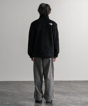 日本未展開モデル THE NORTH FACE ザ・ノースフェイス WHITE LABEL ホワイトレーベル COMFY ALPHA FLEECE ZIP UP ワンポイントロゴ刺繍ボアジャケット 15367