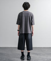 THE NORTH FACE WHITE LABEL STITCH DYEING S/S R/TEE オーバーサイズステッチラインワンポイントロゴピグメント加工半袖Tシャツ 16163