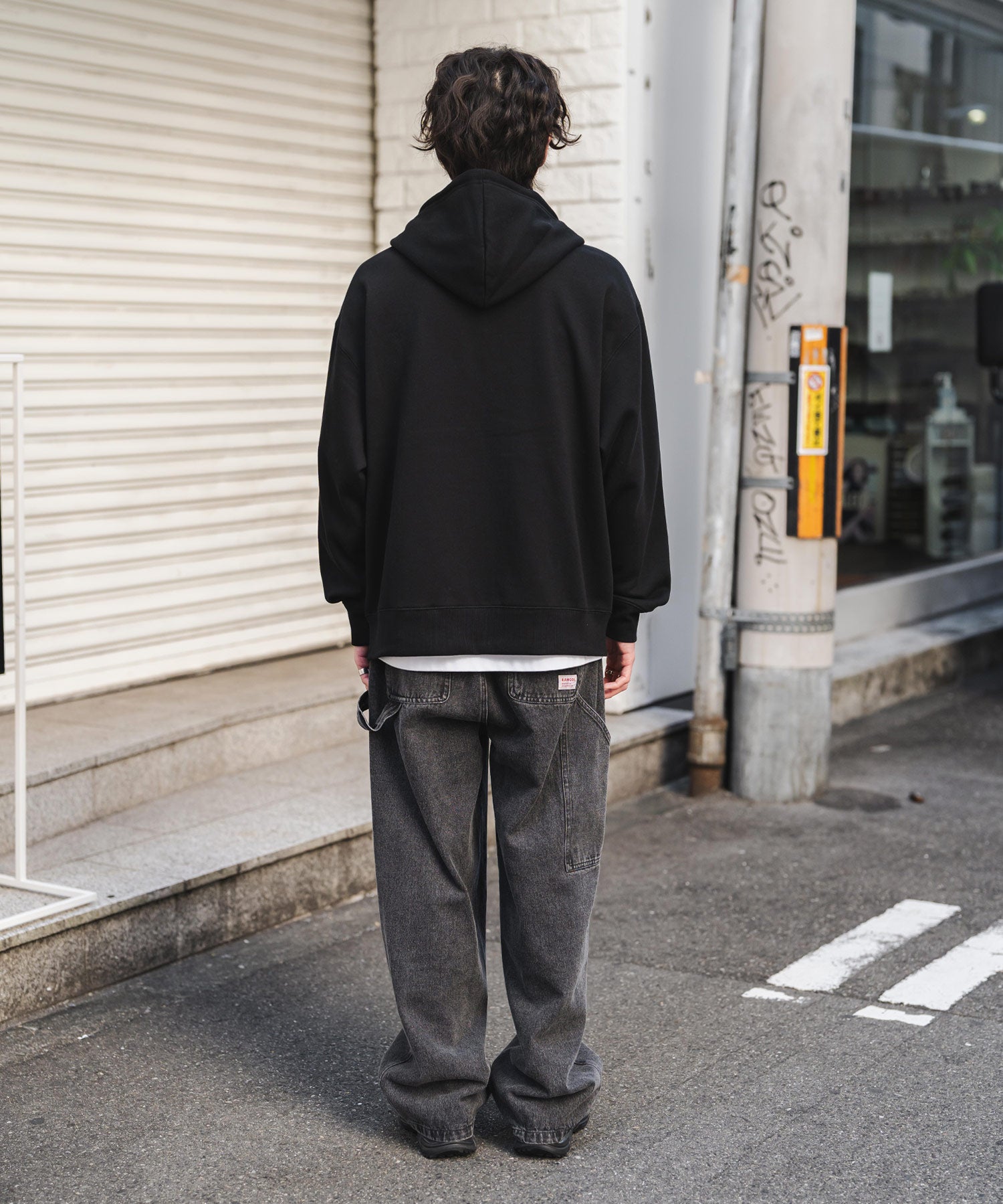 KANGOL カンゴール 別注コラボオーバーサイズ裏起毛ロゴ刺繍フルジップパーカー 14628 【セットアップ可能】