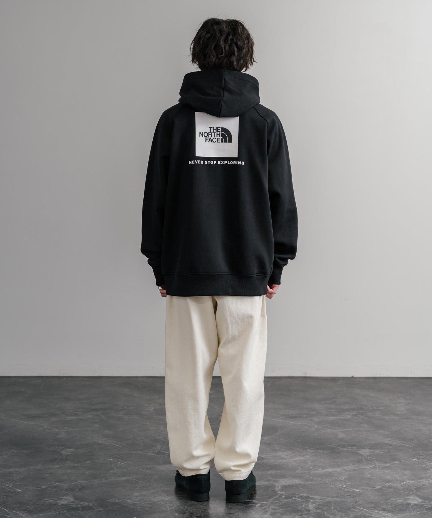THE NORTH FACE ザ・ノースフェイス RAGLAN REDBOX HOODIE オーバーサイズ裏起毛バックプリントラグランプルオーバーパーカー 15214