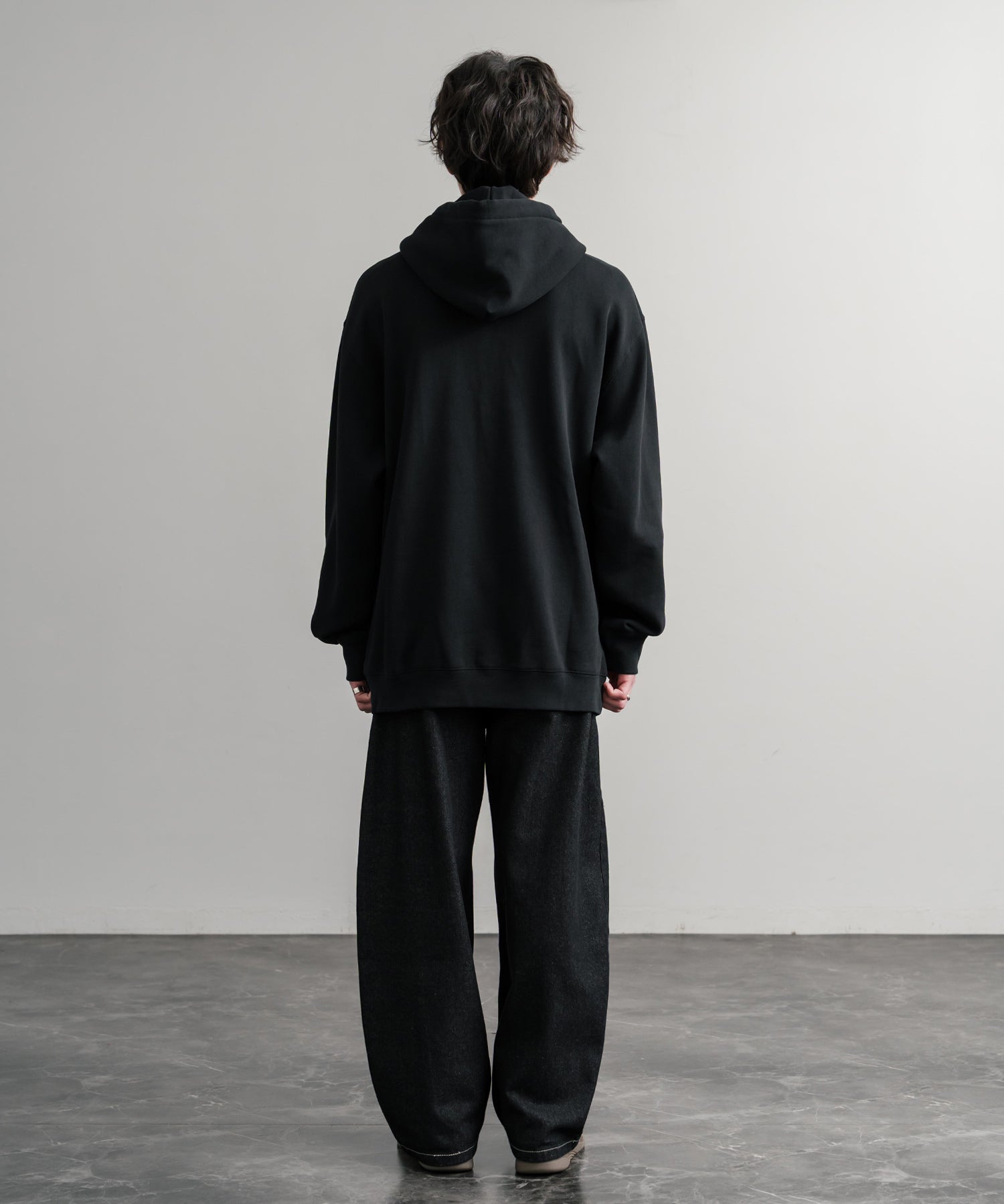 HUF ハフ ARCH P/O HOODIE オーバーサイズアーチロゴプリント裏起毛プルオーバーパーカー 15020