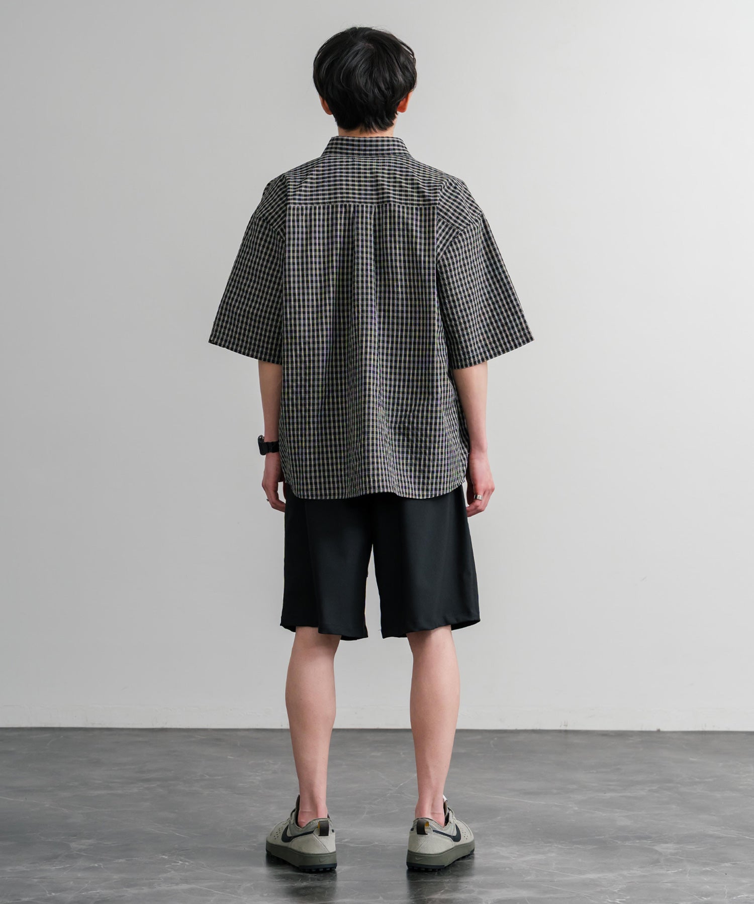 接触冷感 多機能素材ショートクライミングイージーワイドパンツ 15371