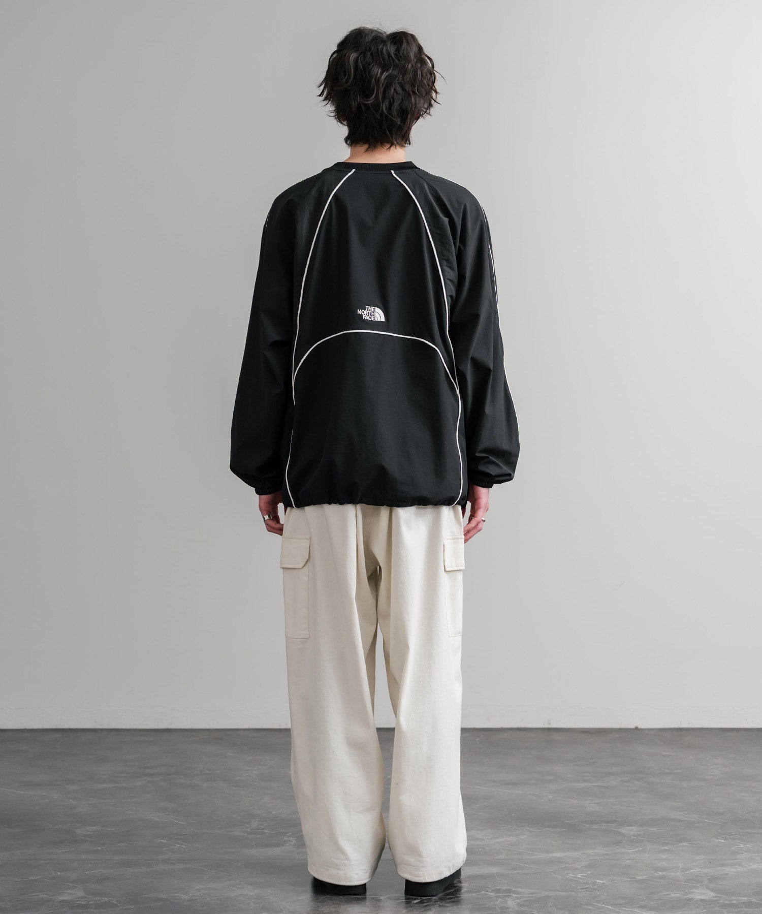 日本未展開モデル THE NORTH FACE ザ・ノースフェイス DYNAMO CREWNECK ダイナモクルーネックナイロン長袖カットソー 15573