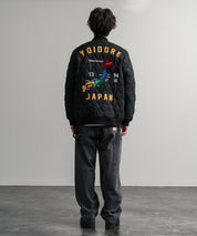 YOIDORE 酔いどれ スーベニア刺繍キルティング2wayリバーシブルジャケット 14890