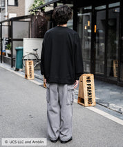 Universal City Studios LLC 別注コラボ オーバーサイズヴィンテージライクグラフィックプリント裏起毛スウェットトレーナー 15115