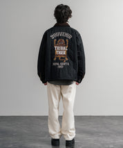 KRIFF MAYER クリフメイヤー スーベニア刺繍キルトコーチジャケット/ナイロンキルティングブルゾン 2515104 14884