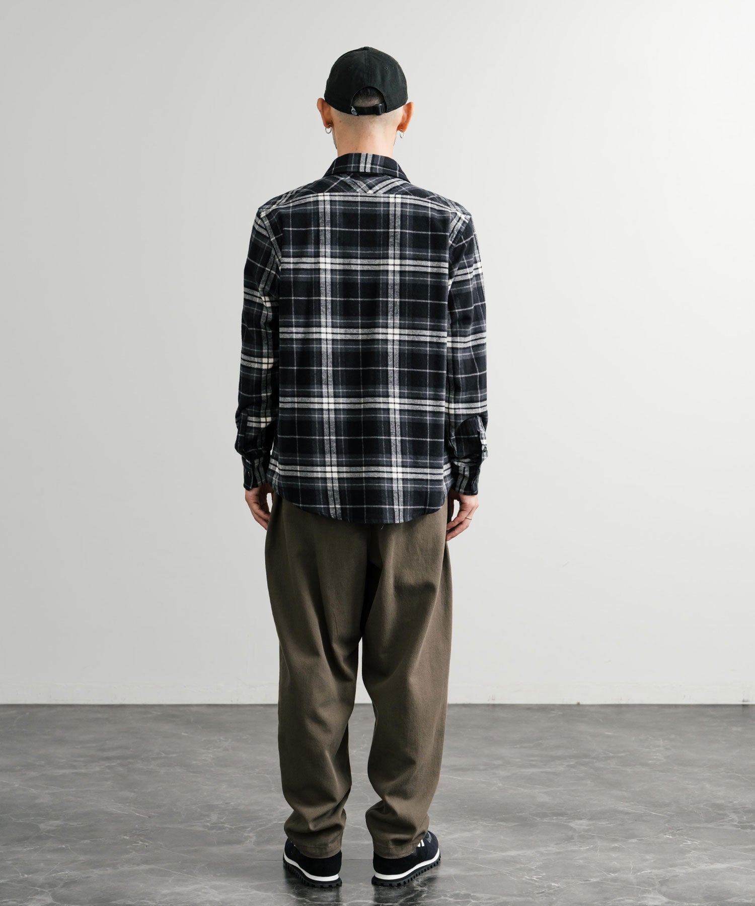 KRIFF MAYER クリフメイヤー ルーズシルエット コットンビエラチェック長袖シャツ 2516300 14779