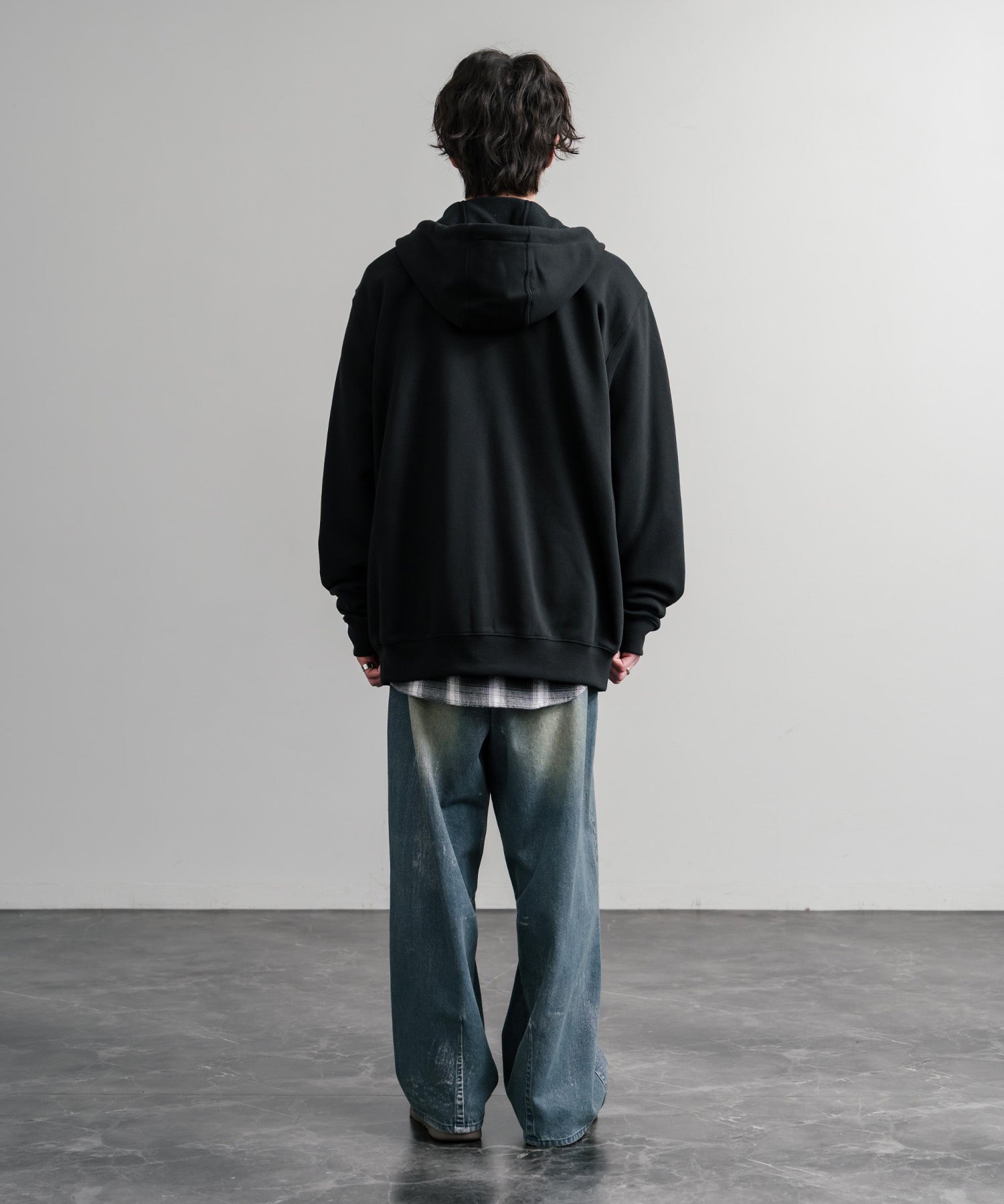 Carhartt カーハート MIDWEIGHT HOODED ZIP-FRONT SWEATSHIRT オーバーサイズ裏起毛長袖フルジップパーカー 15387