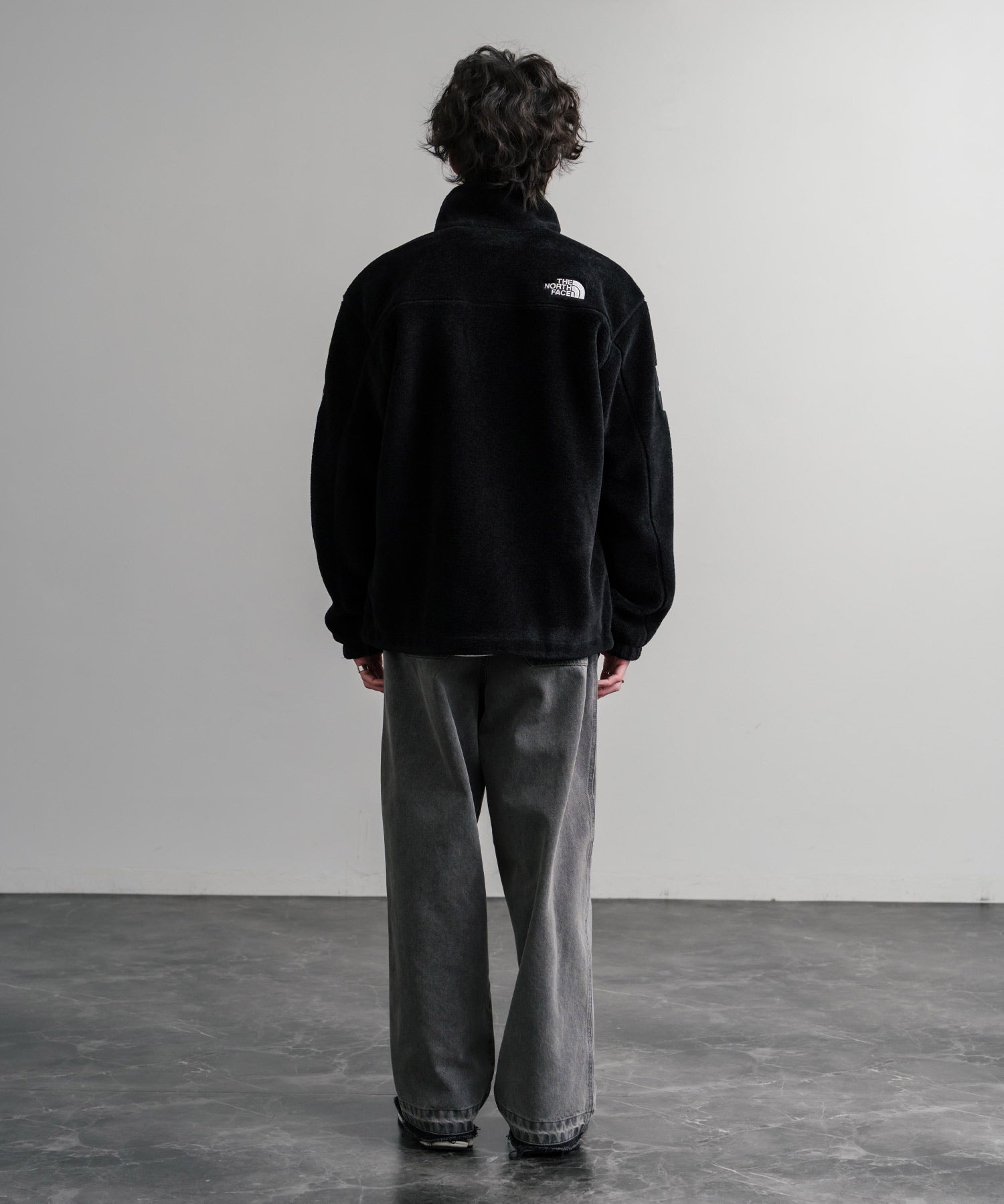 日本未展開モデル THE NORTH FACE ザ・ノースフェイス WHITE LABEL ホワイトレーベル RIMO FLEECE JACKET オーバーサイズスタンドカラーリモフリースジャケット 15528