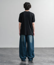KRIFF MAYER クリフメイヤー ワンポイントロゴ針抜きヘンリーネックTシャツ 2545102 15909