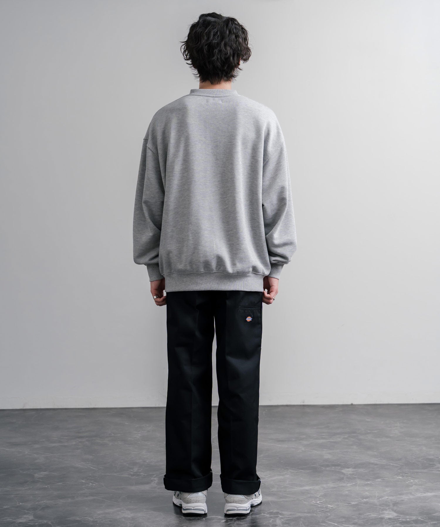 Dickies ディッキーズ 85283 Double Knee Work Pants Length32 ワンポイントロゴ刺繍ダブルニーツイルワイドストレートワークパンツ レングス32インチ 16362