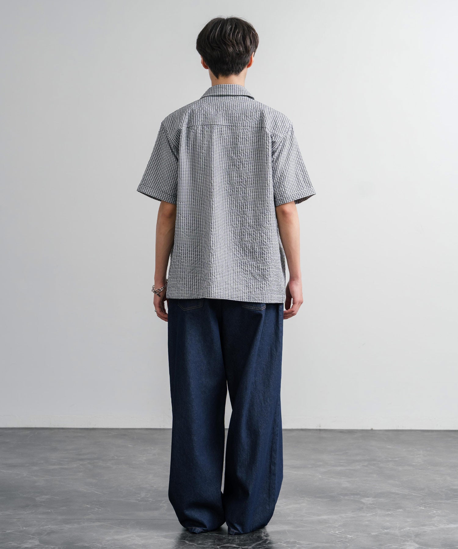 極美品　ブルーレーベル　サイロコンパクトポンチＴシャツ　チェック THE NORTH FACE ザ・ノースフェイス M'S TRAVELER CHECK S/S SHIRTS