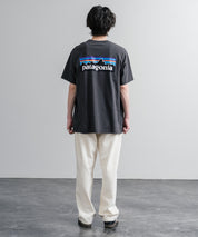 Patagonia パタゴニア MS P 6 LOGO T SHIRT オーガニックコットンバックプリントP-6ロゴ半袖Tシャツ 16144