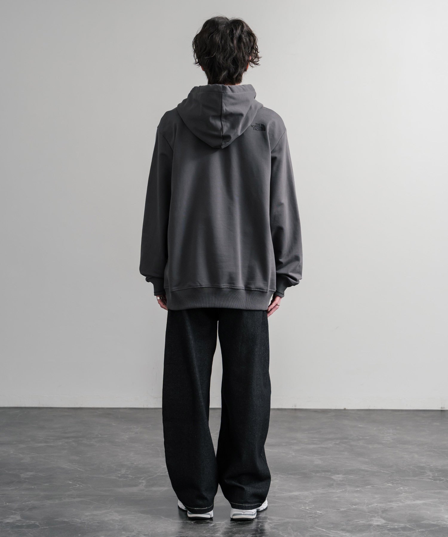 THE NORTH FACE ザ・ノースフェイス FLOWER DOME RELAXED HD SWEATSHIRT GPT ワンポイントフワラー刺繍裏毛パーカー 15488