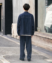 【セットアップ】オーバーサイズデニムジャケット＋ワイドパンツ