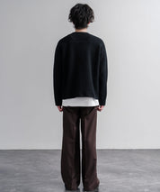 Upscape Audience アップスケープオーディエンス 日本製 国産 尾州コットンキルトノーカラーダブルジップジャケット AUD7411 16568