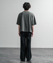 Upscape Audience 日本製/国産VORTEX 8オンスMVS天竺グラスポケット付きハーフスリーブクロップドTシャツ AUD6654 15873