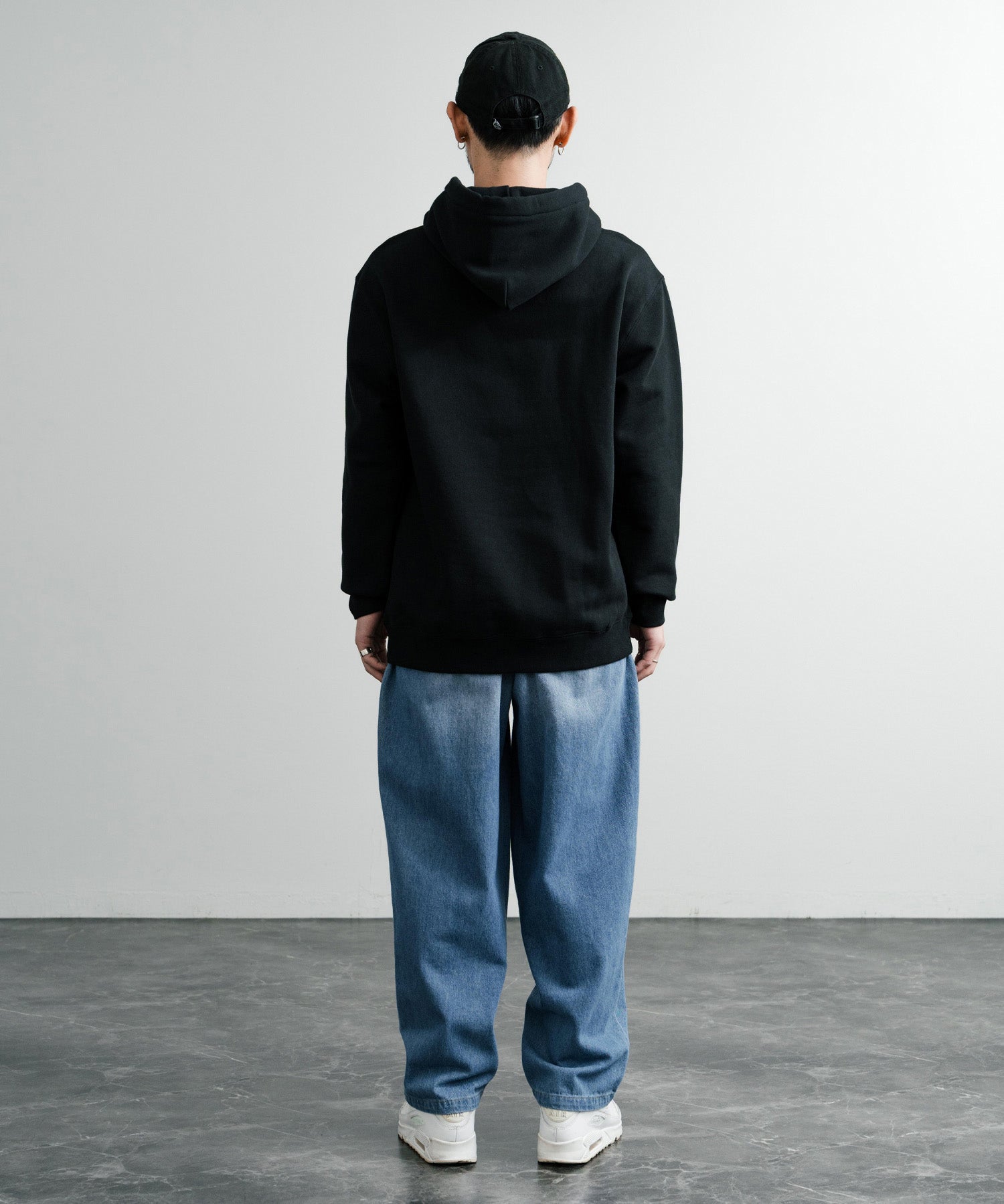 HUF ハフ SET BOX HOODIE オーバーサイズ裏起毛ロゴプルオーバーパーカー