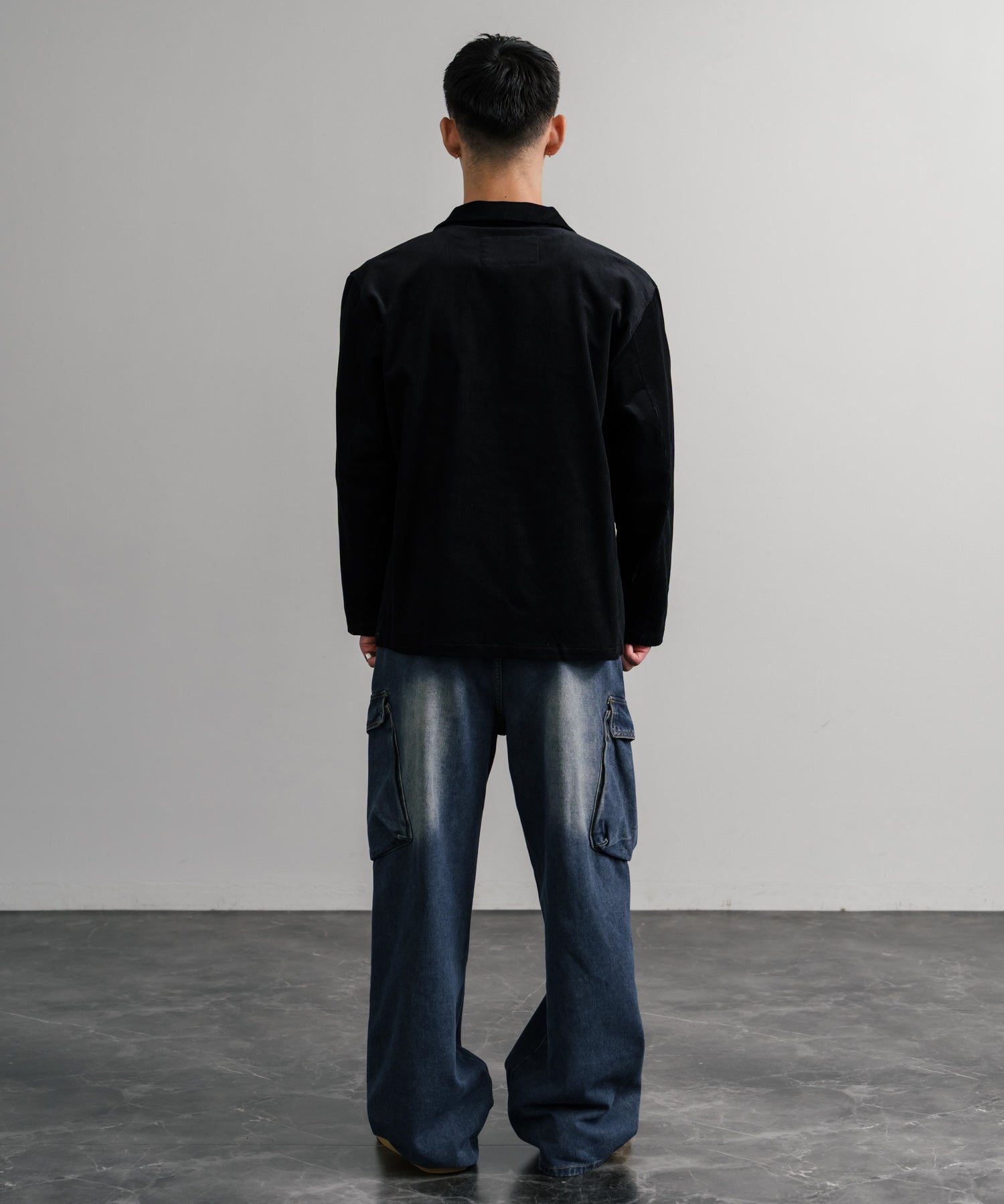 Upscape Audience アップスケープオーディエンス 日本製 国産 14WALEコーデュロイ マンチェスター ロガージャケット AUD7344 14832