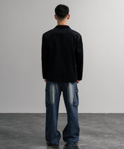 Upscape Audience アップスケープオーディエンス 日本製 国産 14WALEコーデュロイ マンチェスター ロガージャケット AUD7344 14832