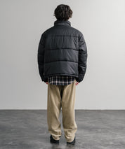 HUF ハフ SEQUOIA PUFFER JACKET REALTREE SEQUOIA PUFFER オーバーサイズワンポイントロゴ中綿ジャケット 15056