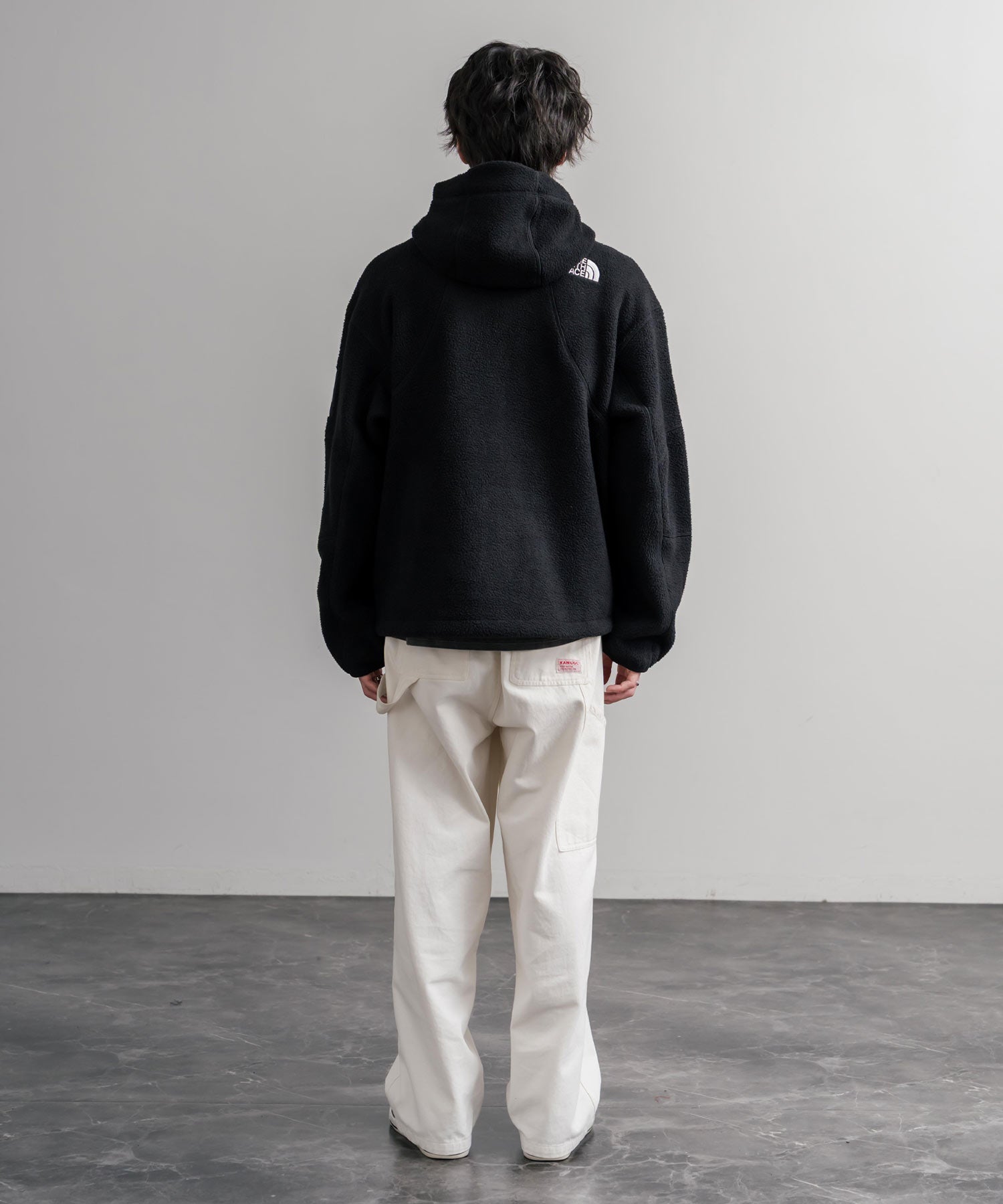 日本未展開モデル THE NORTH FACE ノースフェイス WHITE LABEL ホワイトレーベル TROMS FLEECE JACKET ショートボアフリースフーディージャケット 16565