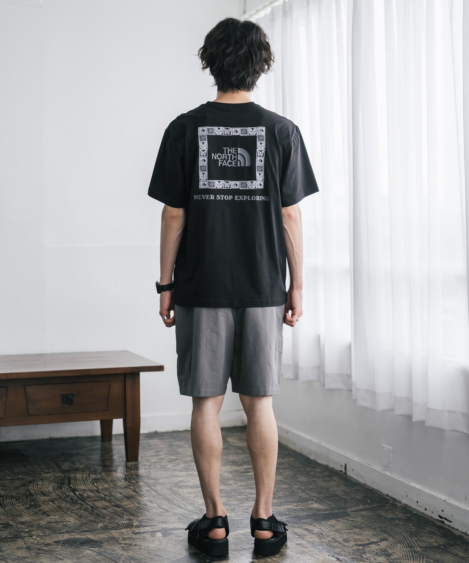 THE NORTH FACE ザ・ノースフェイス U CAMP BOX LOGO RELAXED SS TEE GRAPHIC - AP バックプリントTシャツ 16250
