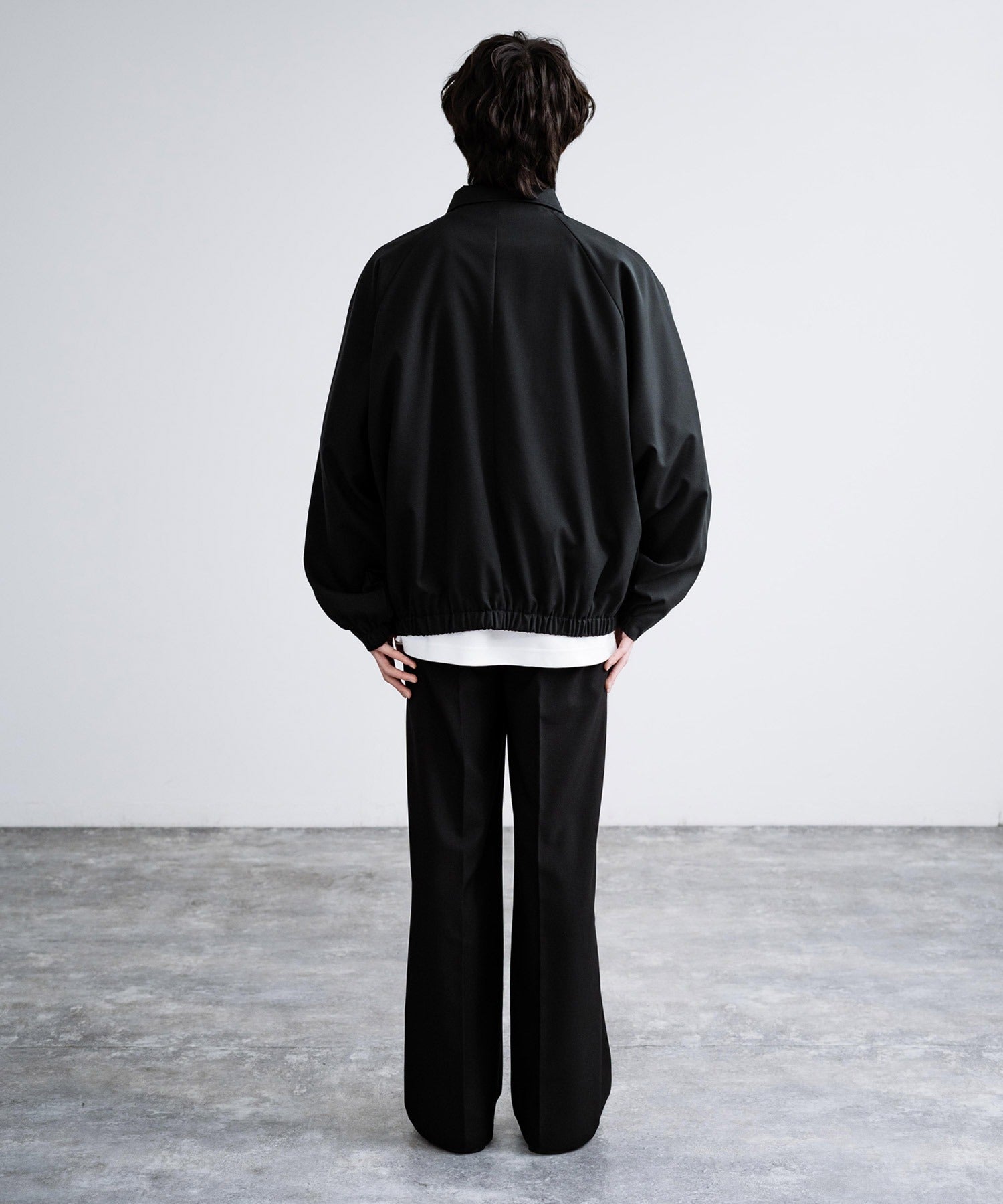 オーバーサイズドルマンスリーブショートブルゾン 13724