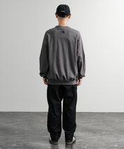 日本未展開モデル THE NORTH FACE ザ・ノースフェイス WHITE LABEL ホワイトレーベル MINI BOX STITCH SWEATSHIRTS オーバーサイズミニボックスロゴ刺繍ステッチスウェット 15064
