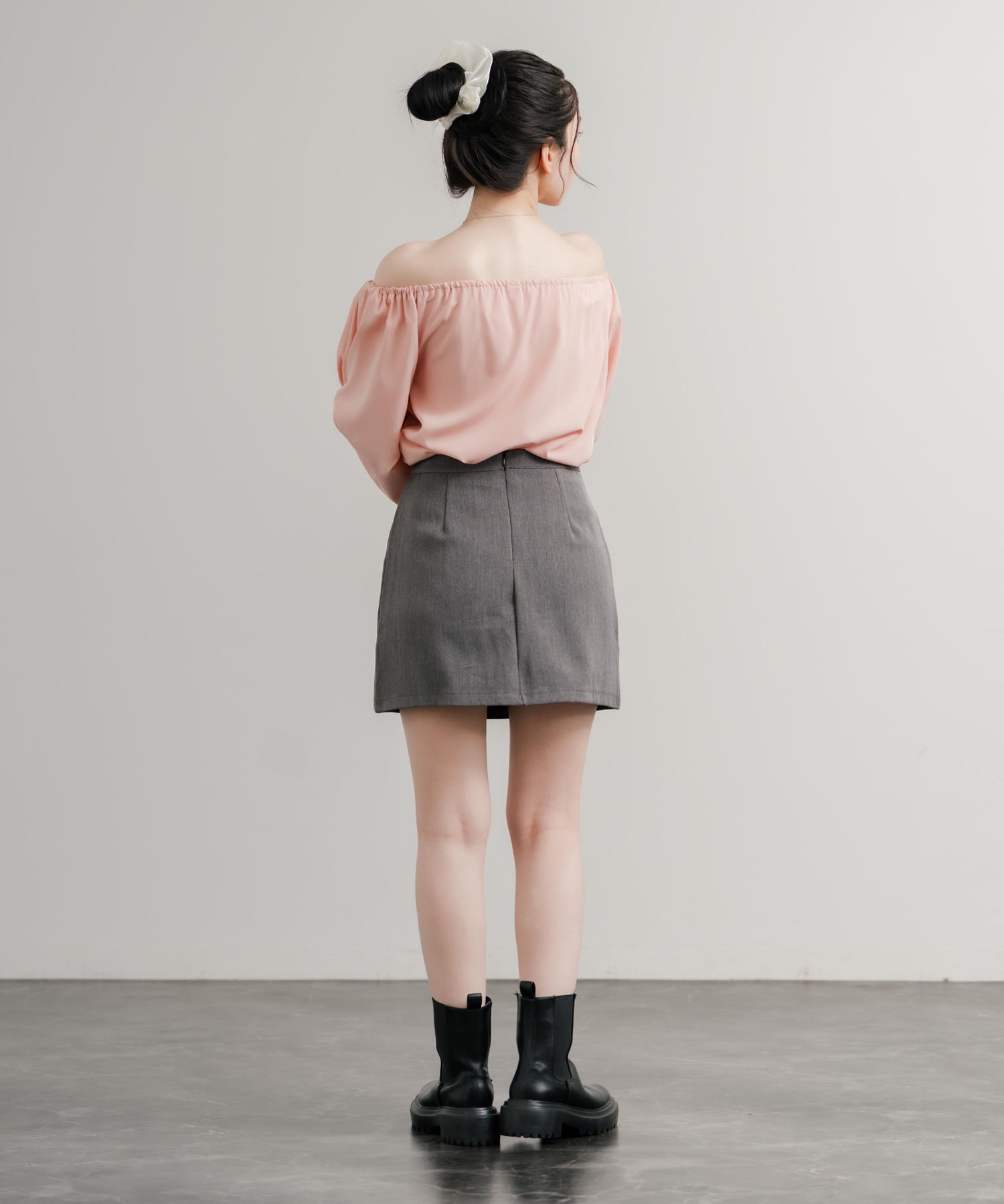 インパン付き台形ミニスカート 14921