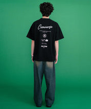 CONVERSE コンバース オーバーサイズフライスバックグラフィッククルーネック半袖Tシャツ 15726