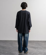 Carhartt カーハート HEAVYWEIGHT LONG-SLEEVE T-SHIRTS/オーバーサイズヘビーウェイト袖ロゴプリント長袖クルーネックTシャツ 16475