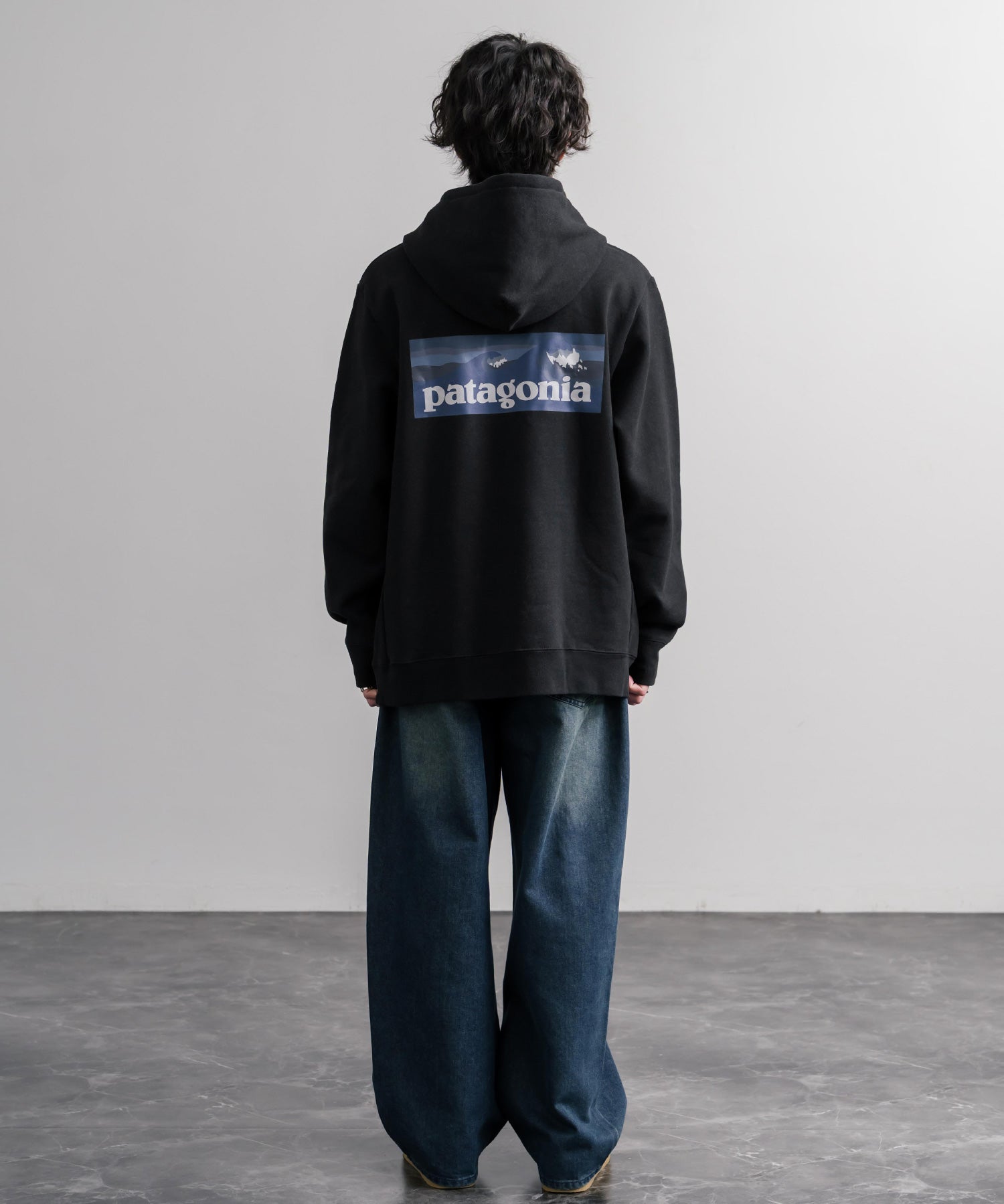 Patagonia パタゴニア BOARDSHORT LOGO UPRISAL HOODY ボードショーツロゴアップライザルフーディ/裏起毛バックグラフィック長袖パーカー 16382