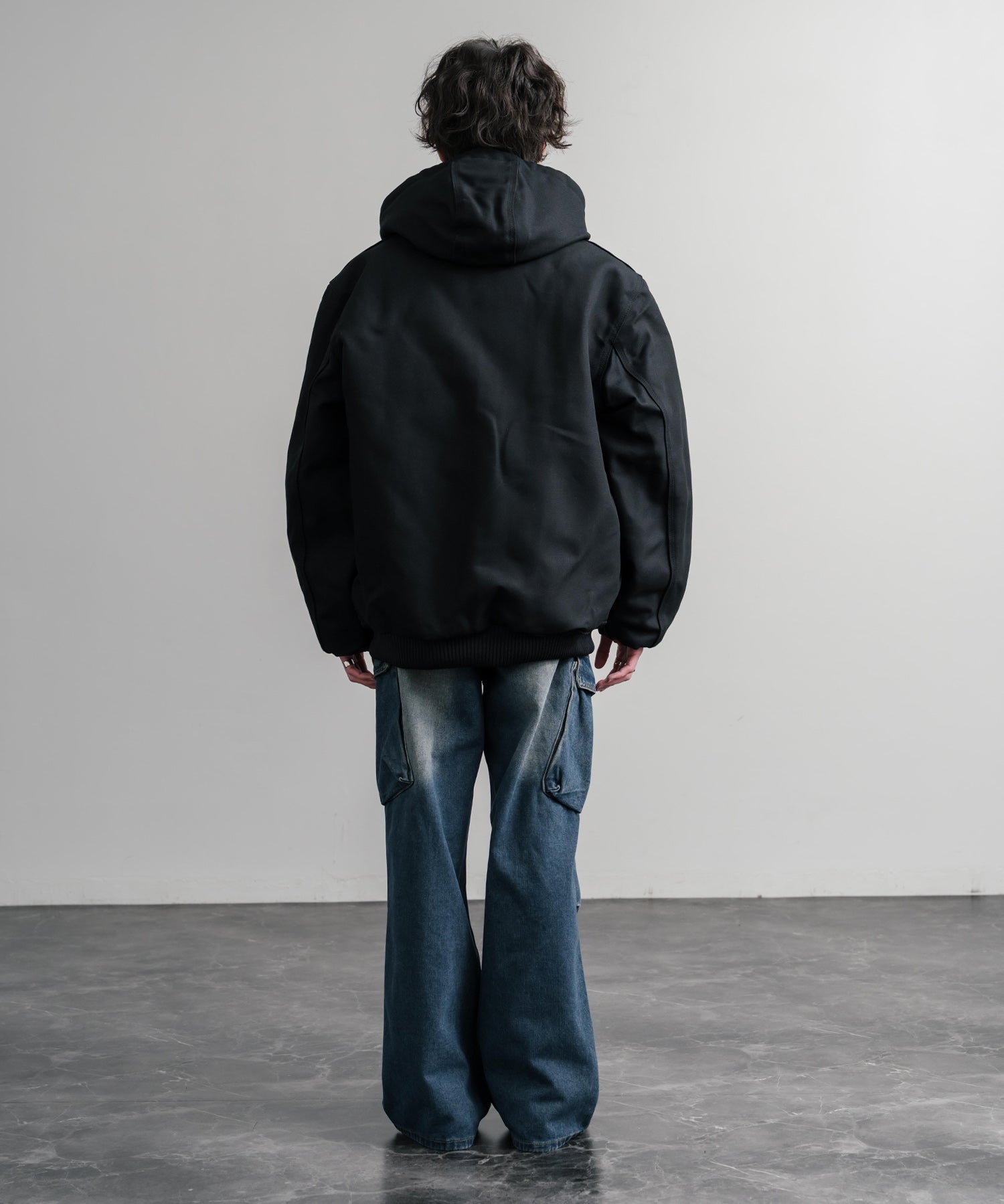 Carhartt カーハート DUCK QUILTED FLANNEL-LINED ACTIVE JACKET オーバーサイズアクティブフードジャケット 15385