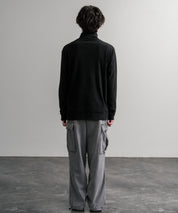 ストレッチフリースタートルネック長袖Tシャツ 14856
