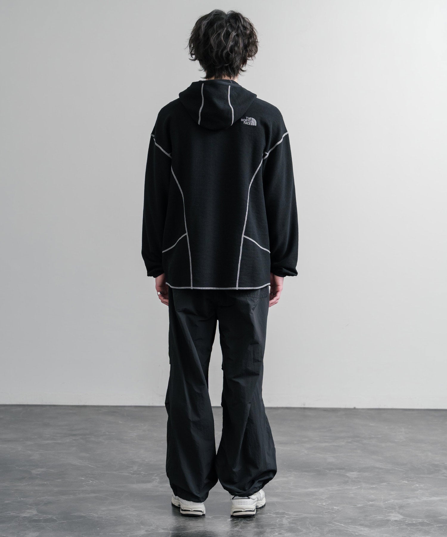 THE NORTH FACE ザ・ノースフェイス M'S SERRA L/S HOODIE ワッフルプルオーバーパーカー 15890