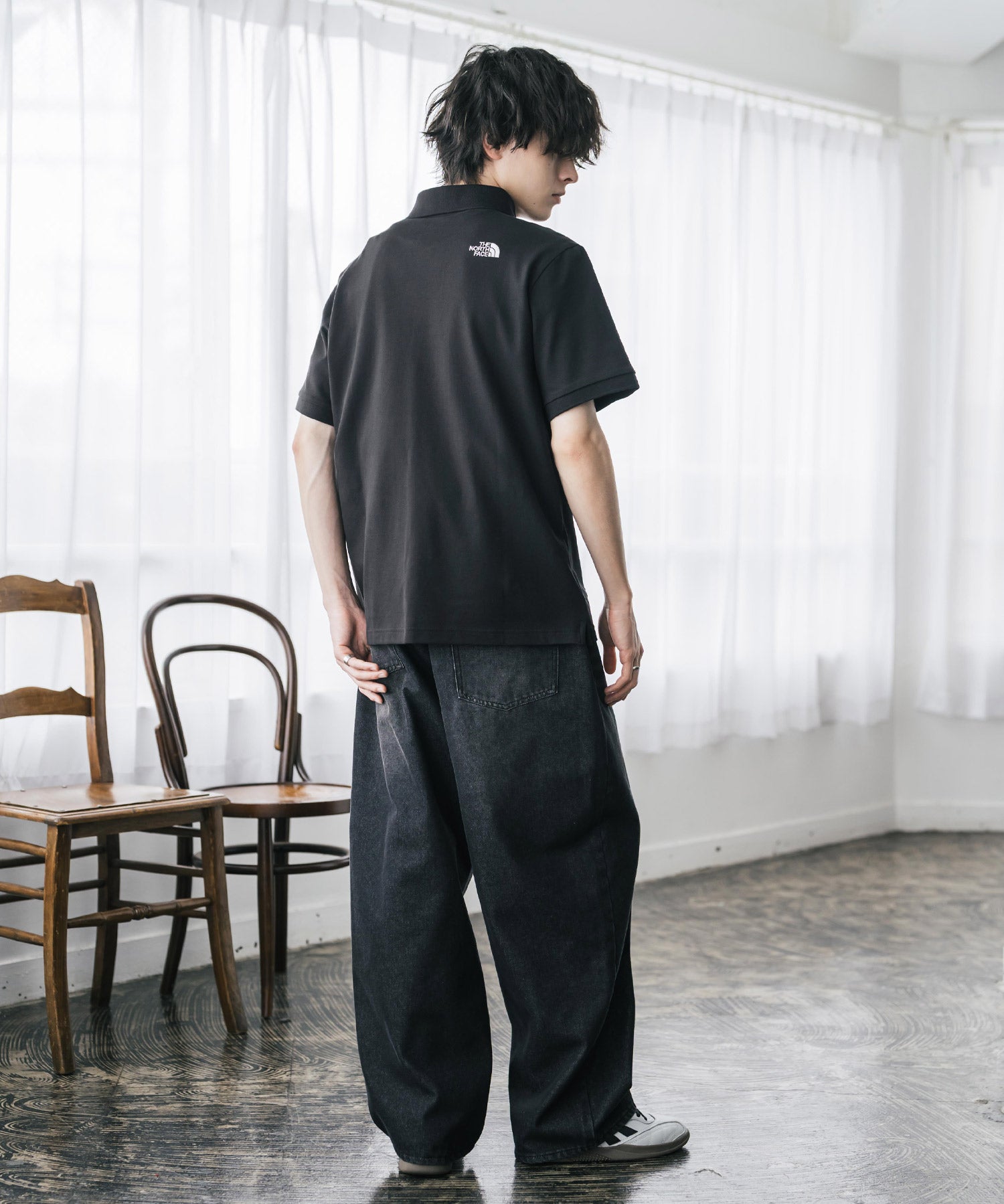 THE NORTH FACE ザ・ノースフェイス M S/S LOGO POLO - AP レギュラーフィット半袖ポロシャツ 16251