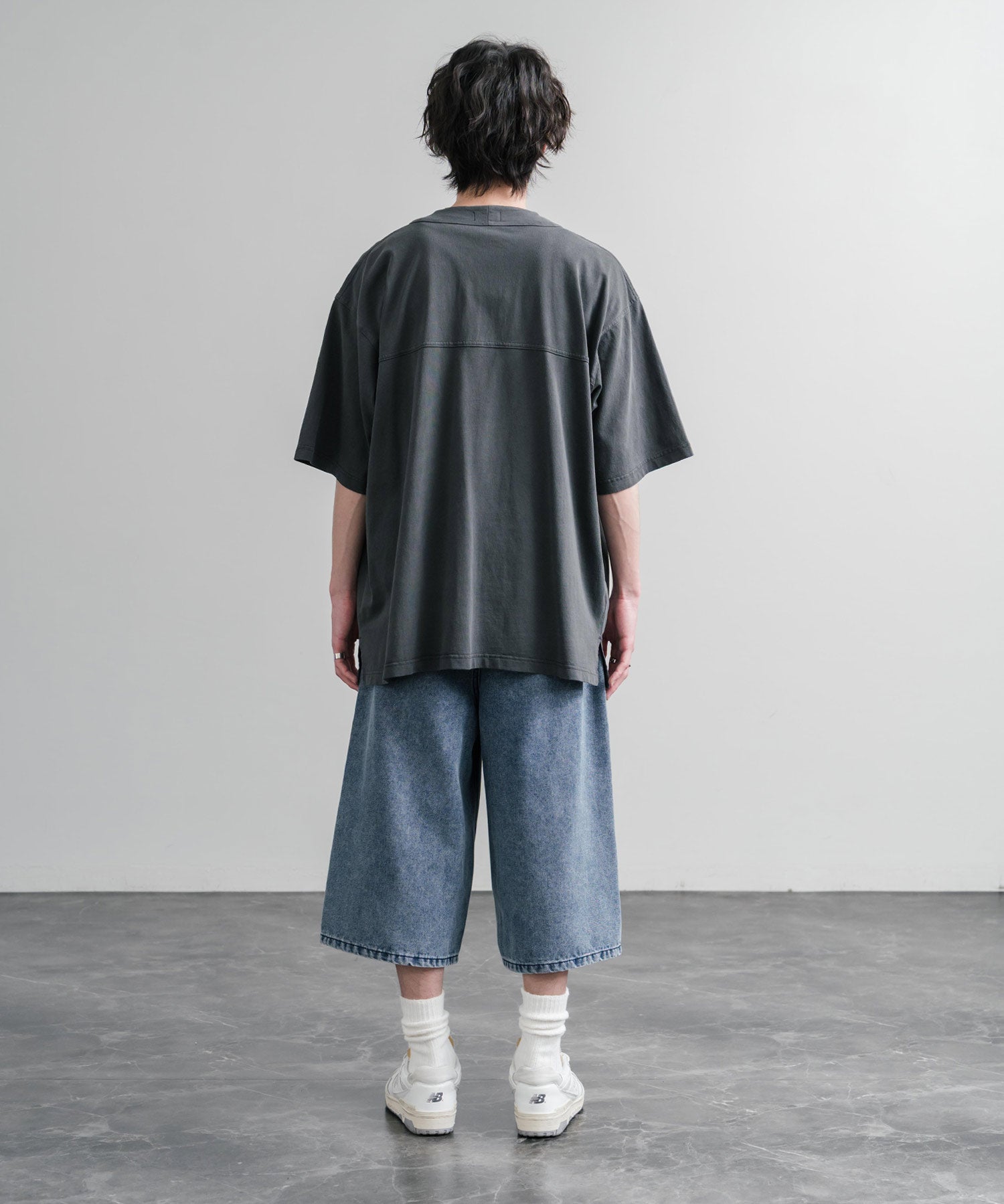 KRIFF MAYER クリフメイヤー ピグメント加工オーバーサイズベースボールシャツ 2547200 15908