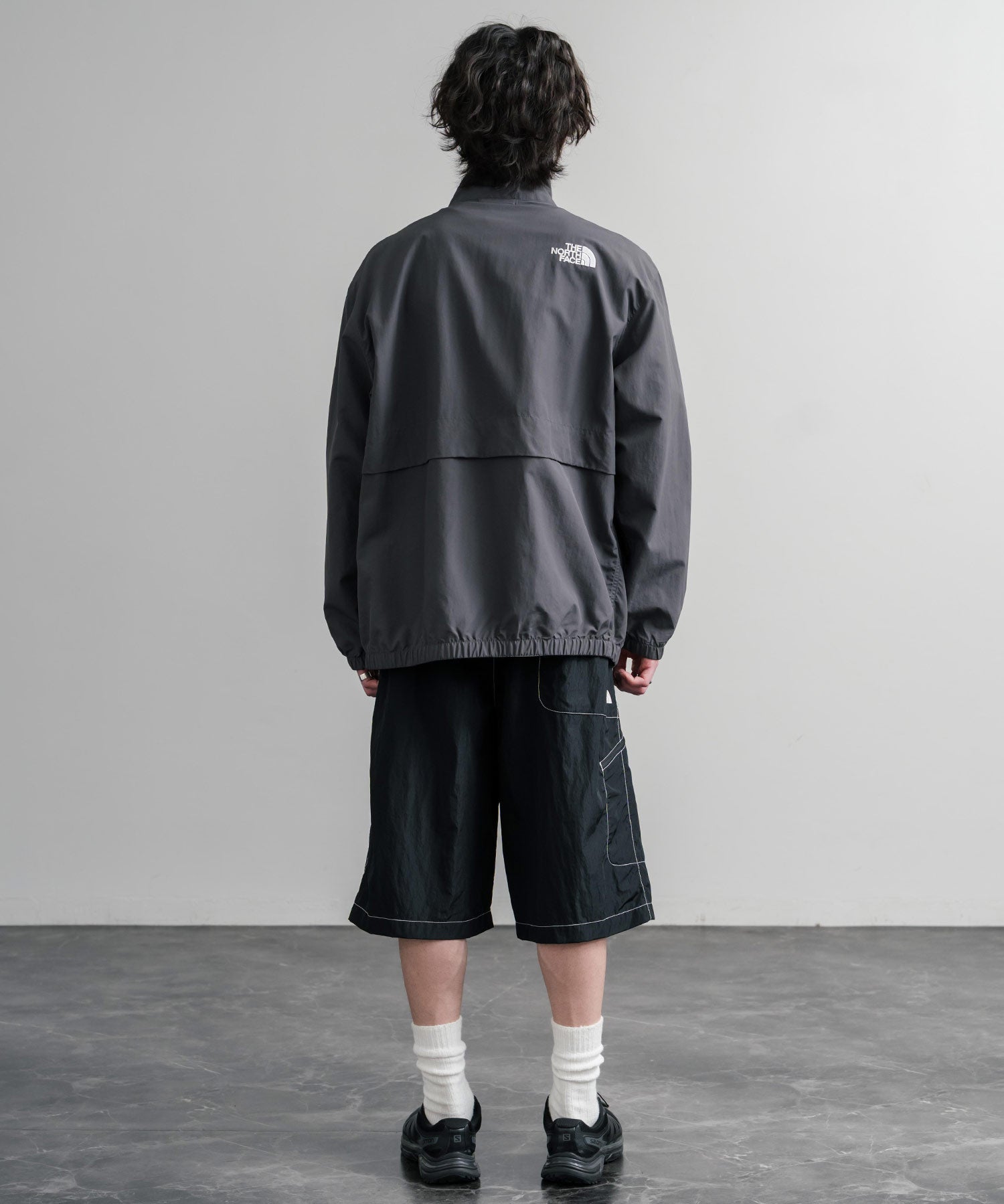 日本未展開モデル THE NORTH FACE ザ・ノースフェイス WHITE LABEL ホワイトレーベル SHELDON BERMUDA ナイロンワイドハーフパンツ 16065