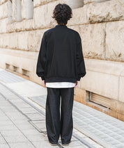 オーバーサイズ TRストレッチMA-1/ジップアップショートブルゾン 14119