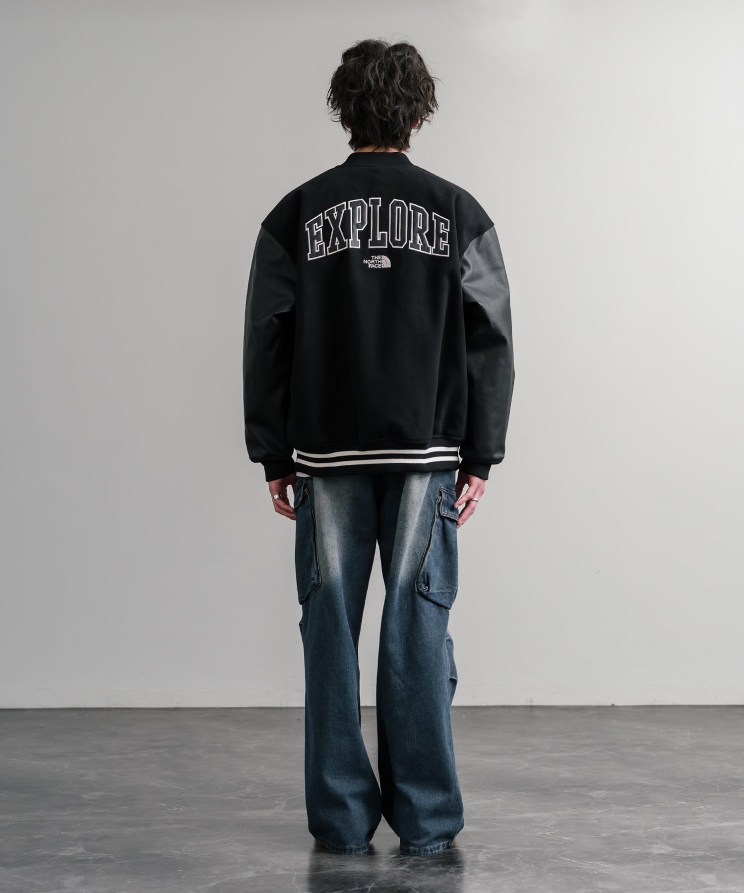 日本未展開モデル WHITE LABEL THE NORTH FACE VARSITY HEAT JACKET