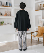 新色追加 接触冷感 UVカット 無地/アーガイル柄/チェック柄 オーバーサイズハイゲージVネックサマーニット長袖カーディガン 15471