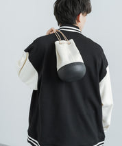 Butler Verner Sails バトラーバーナーセイルズ 日本製 国産DARUMA ALLレザー巾着バッグ JA-2635 11515